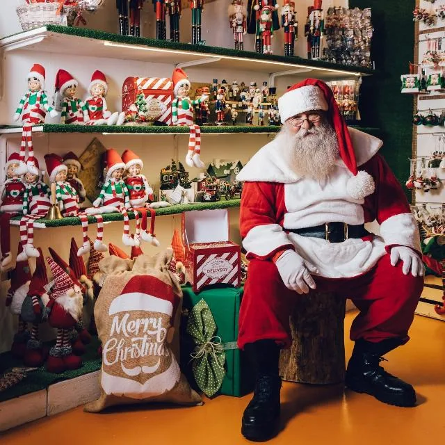 Babbo Natale con il sacco Merry Christmas